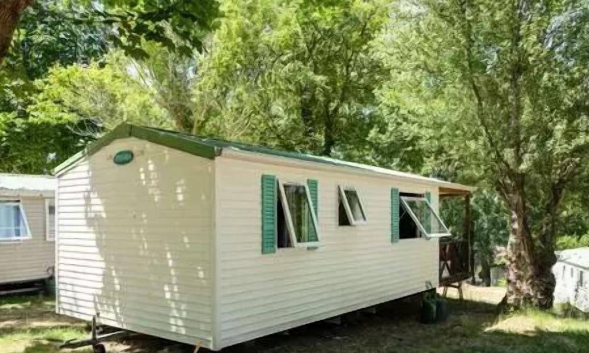 Aiguines House | Camping Chanteraine *** - Mobilhome for 5 People