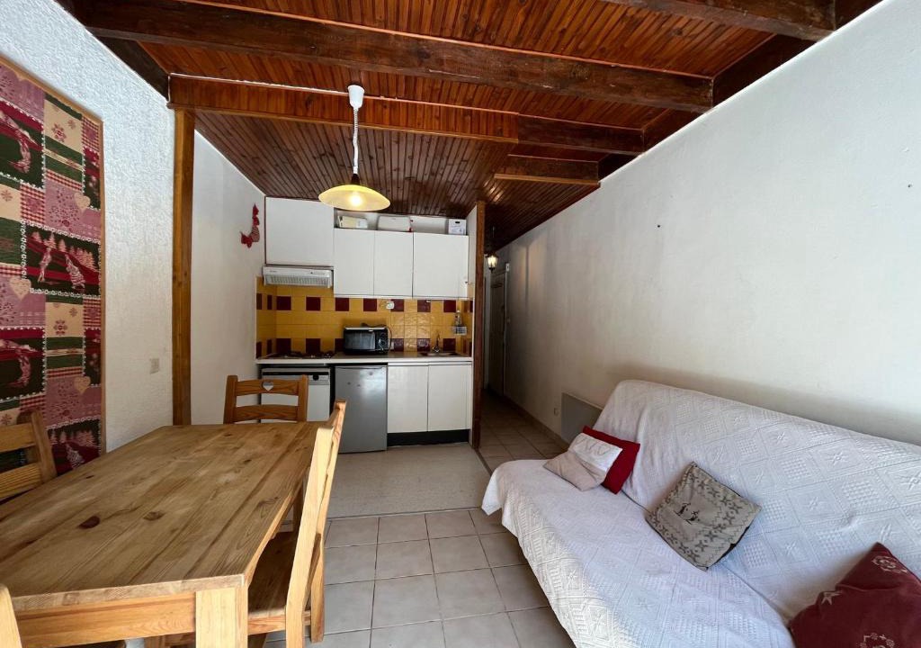 Pra Loup Apartment | Chalet confort à Pra Loup, 4 pers, proche piste, balcon, animaux admis - FR-1-165A-61