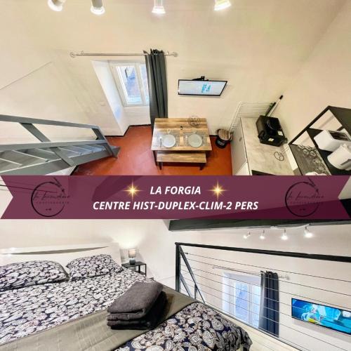 Istres Apartment | La Forgia - Centre Historique, Duplex, Clim, 2 personnes