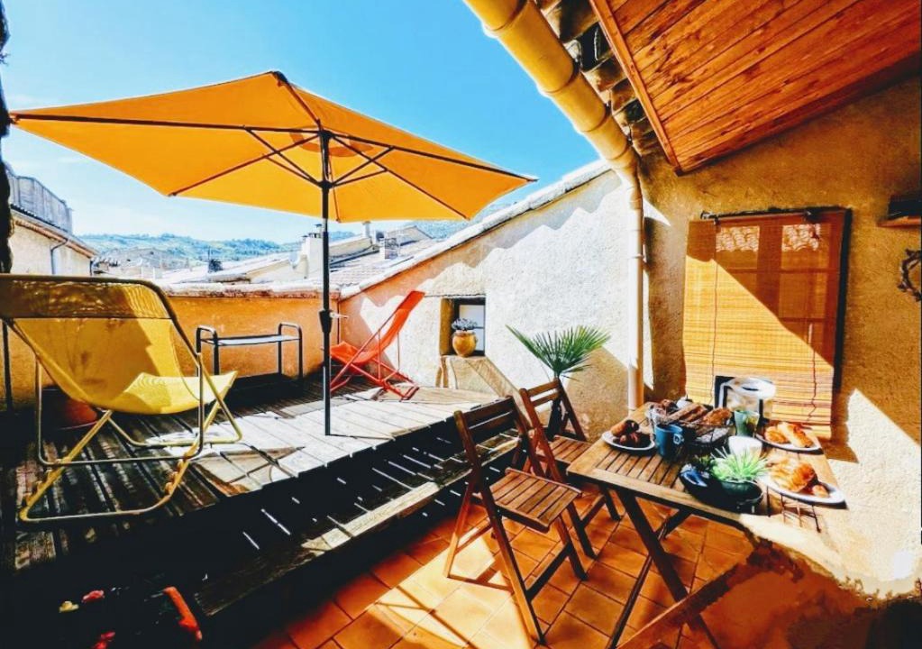 Buis-les-Baronnies House | La Terrasse d'Oléa, au coeur du village