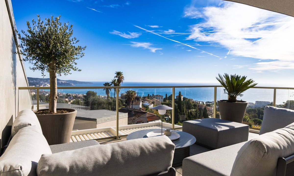 Saint Antoine Apartment | Splendide Appartement Nice Blue Pearl Tout Confort VUE MER Panoramique