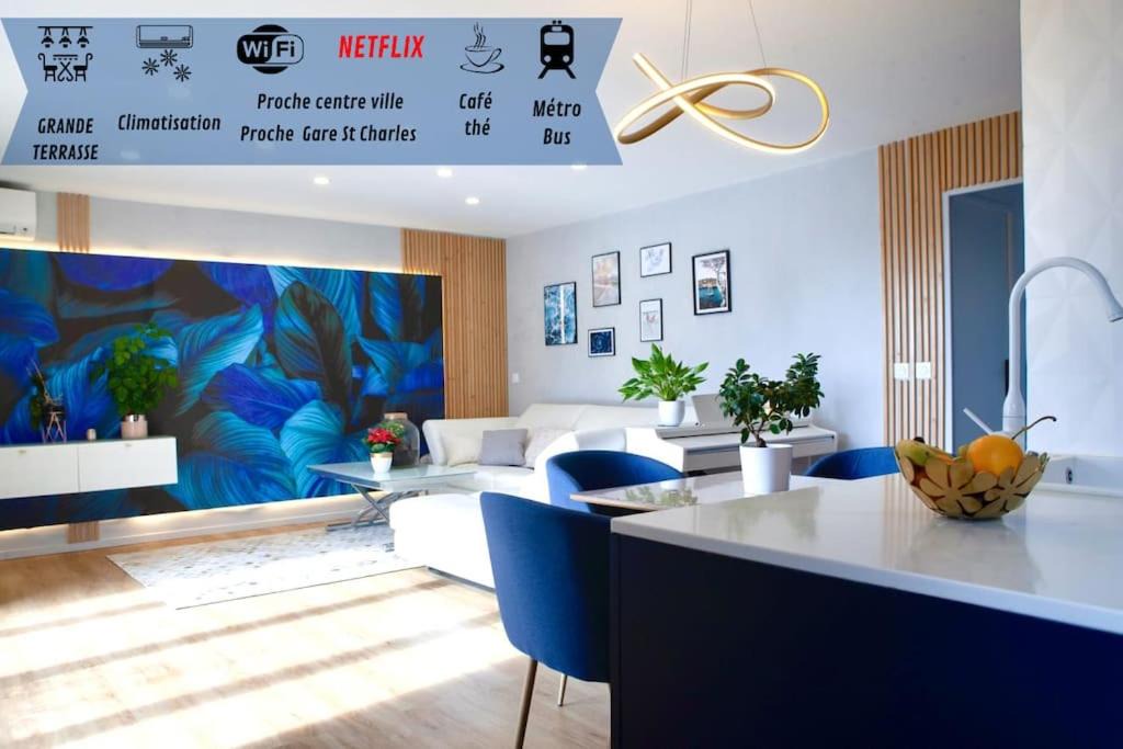 Les Chutes Lavie Apartment | T3 Le Designer 4è-Terrasse-climatisation & Netflix