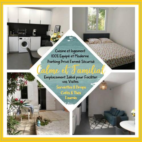 Septemes-les-Vallons Villa | Villa au Calme avec Extérieur et parking gratuit aux portes d'Aix et Marseille Emplacement idéal