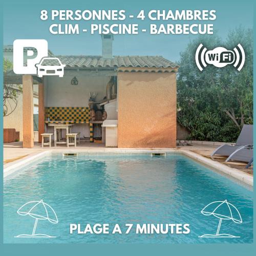 Saint-Mitre-les-Remparts Villa | Villa La Provençale - Piscine - Wifi - Clim