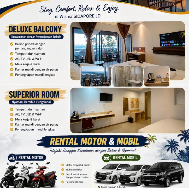 Banggai Kepulauan Hotel | Wisma SIDAPORE JD