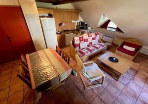 2nd floor, balcony, tv, ski locker, 65m², Pra Loup
