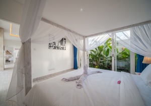 3 bedroom villa with rice field view