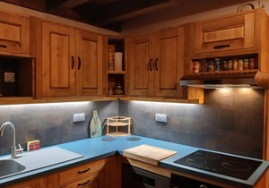 Chalet, view mountain, terrace, fireplace or stove, tv, ski locker, 110m², Pra Loup