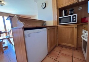 Ground floor, view exceptional, balcony, tv, ski locker, 50m², Pra Loup