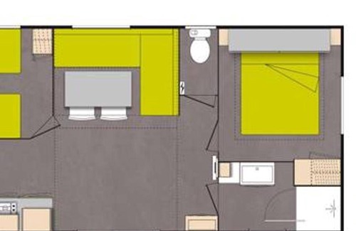Saint Maime House | 29 m² Mobile home ∙ 2 bedrooms ∙ 5 guests