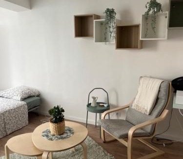 Hyeres City Centre Apartment | Studio Hyères -Rue piétonne Climatisation lit 160 tout équipé - Sabrina