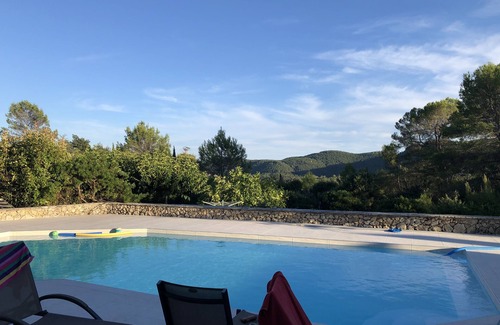 Bagnols-en-Foret Villa | Villa with heated private swimming pool with splendid view