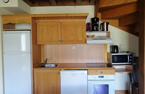 Pra Loup Ski Chalet | 1/2 chalet for 6, 2 bedrooms, fireplace, south terrace and mountain views