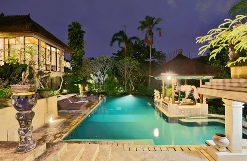 Penatih Resort | 1 Bedroom private balcony near Ubud with views of the grounds and rice fields