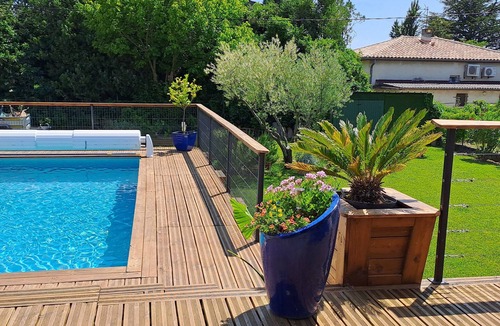 Valreas Villa | Beautiful new contemporary air-conditioned villa of 105 m2 in Provence with swimming pool.