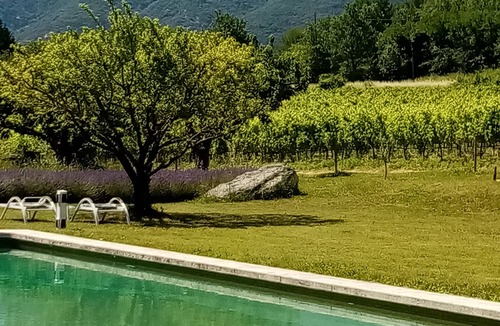 Lacoste House | Charming gite 2 pers in Luberon, quiet, panoramic view, swimming pool, fireplace
