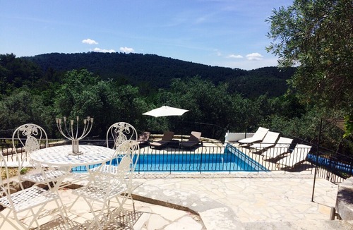 Claviers Villa | Claviers - private holiday villa with south facing pool & terraces