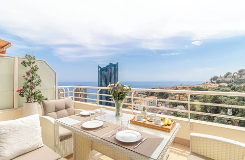 Beausoleil Condo | High-End Residence with Pool and Panoramic Views