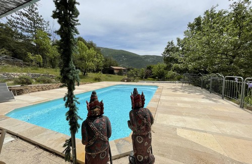Mollans-sur-Ouveze House | House with private swimming pool and jacuzzi at the foot of Ventoux