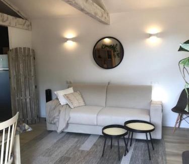 Saint-Paul-en-Foret Villa | LA BRINDILLE Petit mas provencal meublé de tourisme 3 étoiles 2-3 personnes 1 piece 30 m2 tout confort lisière foret jardin Jacuzzi Piscine