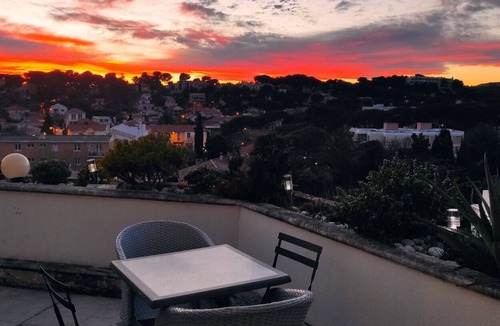 Carry-le-Rouet Apartment | Large studio with luxury terrace, full village view and close to the sea