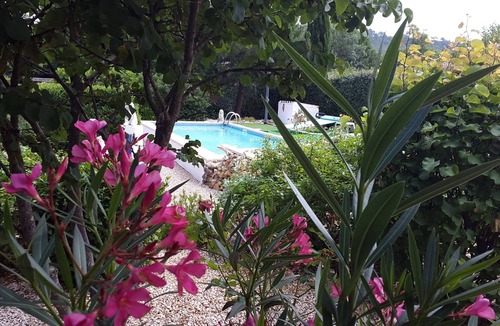 Le Thoronet Cottage | lodging the rosemary: implanted in a green frame under the sun of midday.