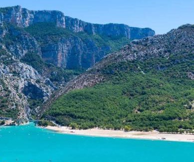 Sainte-Croix-du-Verdon House | MOBIL HOME DANS CAMPING 3 etoiles GORGES DU VERDON CALME 4 PERS PLANCHA