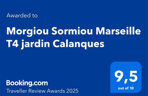 Les Baumettes Apartment | Morgiou Sormiou Marseille T4 climatisé familial - 3 Chambres - Terrasse bois - jardin privatif - Calanques à pied - Plages & Vélodrome à 10 min - Idéal Familles & Randonneurs & Grimpeurs - Escalade à 5 min - Marseille Sud