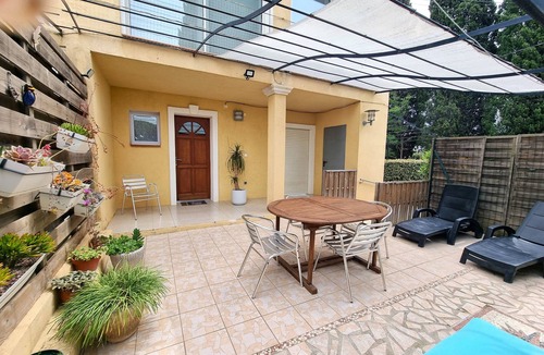 Miramar House | RARE: House classified 3*- 81m² 100m beaches & port, air-conditioned, parking, wifi