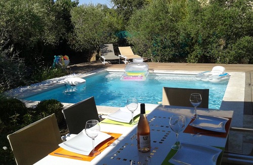 Les Angles House | Recent house with private pool in a residential area near the town center