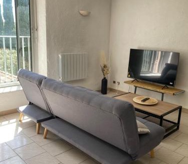 Entraigues-sur-la-Sorgue Apartment | Spacieux 2 chambres, CLIM, parking prive ferme, LOCAL VELOS