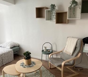 Hyeres City Centre Apartment | Studio Hyères -Rue piétonne Climatisation lit 160 tout équipé - Sabrina