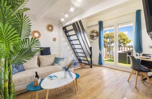 Les Sablettes Apartment | T2 MODERNE VUE MER LES SABLETTES CLIM- WiFi- PARKING