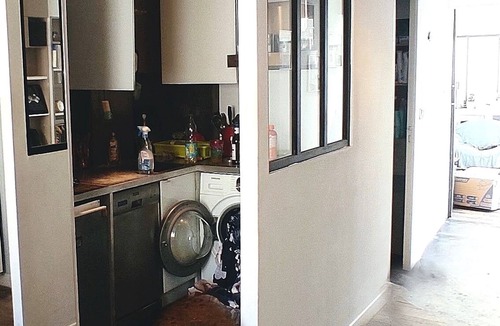 Baille Apartment | Terrace and veranda: a garden on the 5th floor, atypical and cocooning.
