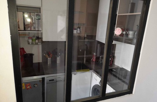 Baille Apartment | Terrace and veranda: a garden on the 5th floor, atypical and cocooning.