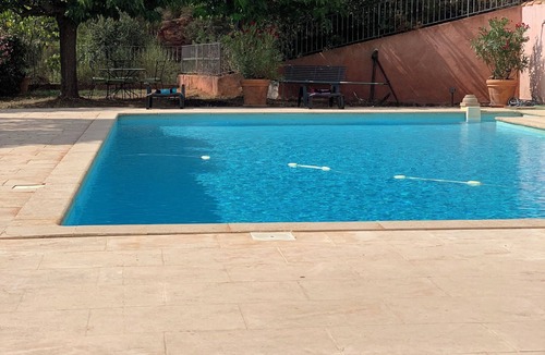 Roussillon Villa | Villa 5/6 bd sommet site Natura 2000 ocres vue 360 chaînes du Luberon et Ventoux