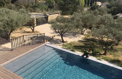 Castillon-du-Gard Villa | Villa Contemporaine vue Pont du Gard, au Coeur D'un Village Médiéval Provençal