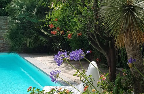 Miramar House | Villa heated pool 100m beach, 20 m from the port, terrace, Seaside, air conditioning
