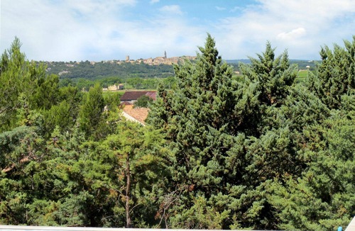 Saint-Hilaire-d'Ozilhan House | Wonderful private villa with WIFI, hot tub, private pool, A/C, TV, patio and panoramic view