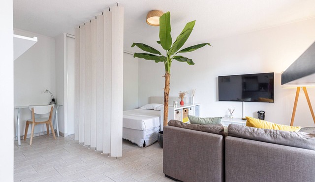 Bright studio with terrace - Swimming pool - Parking