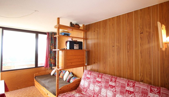 South-facing Studio Chamrousse 4 pers. with balcony