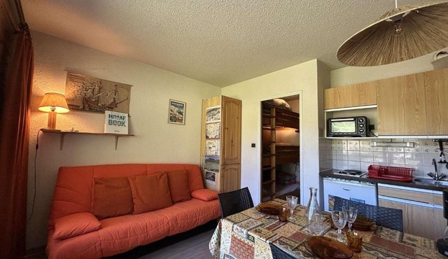 Studio avec balcon à Montgenèvre, animaux acceptés - FR-1-330D-35