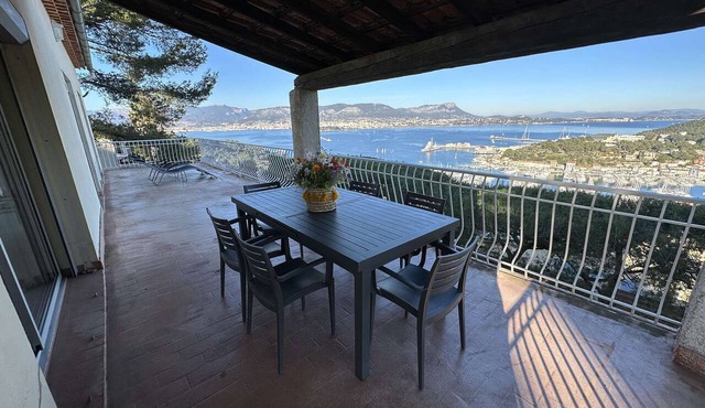 Top of villa, full sea view