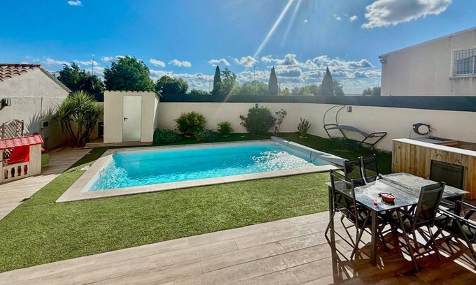 Rognac House | 125 m² House ∙ 4 bedrooms ∙ 7 guests