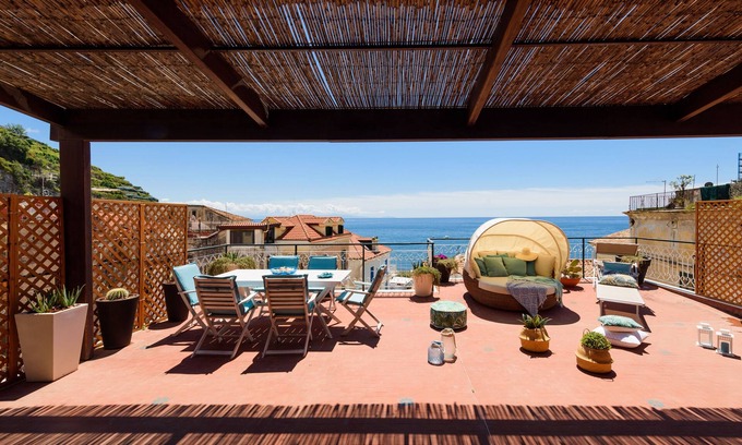 Minori Apartment | Boutique Penthouse, Sea View, Close to Beach by AMALFIVACATION.IT
