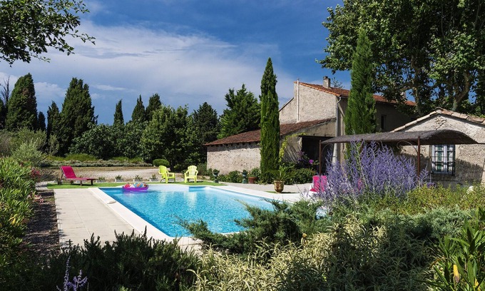 Visan House | "Le clos Gernick" - Farmhouse - large private swimming pool 10m x 5m