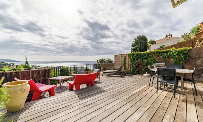 Le Lavandou House | Mazet panoramic sea view 4 pers