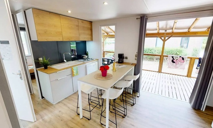 Lourmarin House | Mobile home Cigale - 35m² - 3 bedrooms (5 adults & 1 child max 12 years) 5 to 6 persons - 5 pers. included in the price