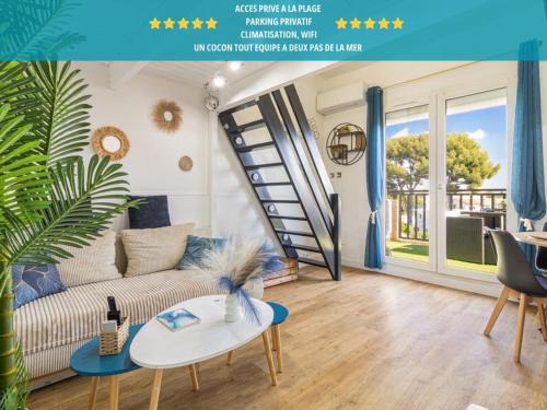 Les Sablettes Apartment | T2 MODERNE VUE MER LES SABLETTES CLIM- WiFi- PARKING
